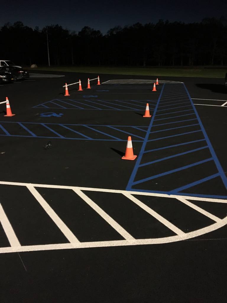 New York State, Otisville Correctional Facility; Parking Lot Line Striping (new line)Otisville, NY
